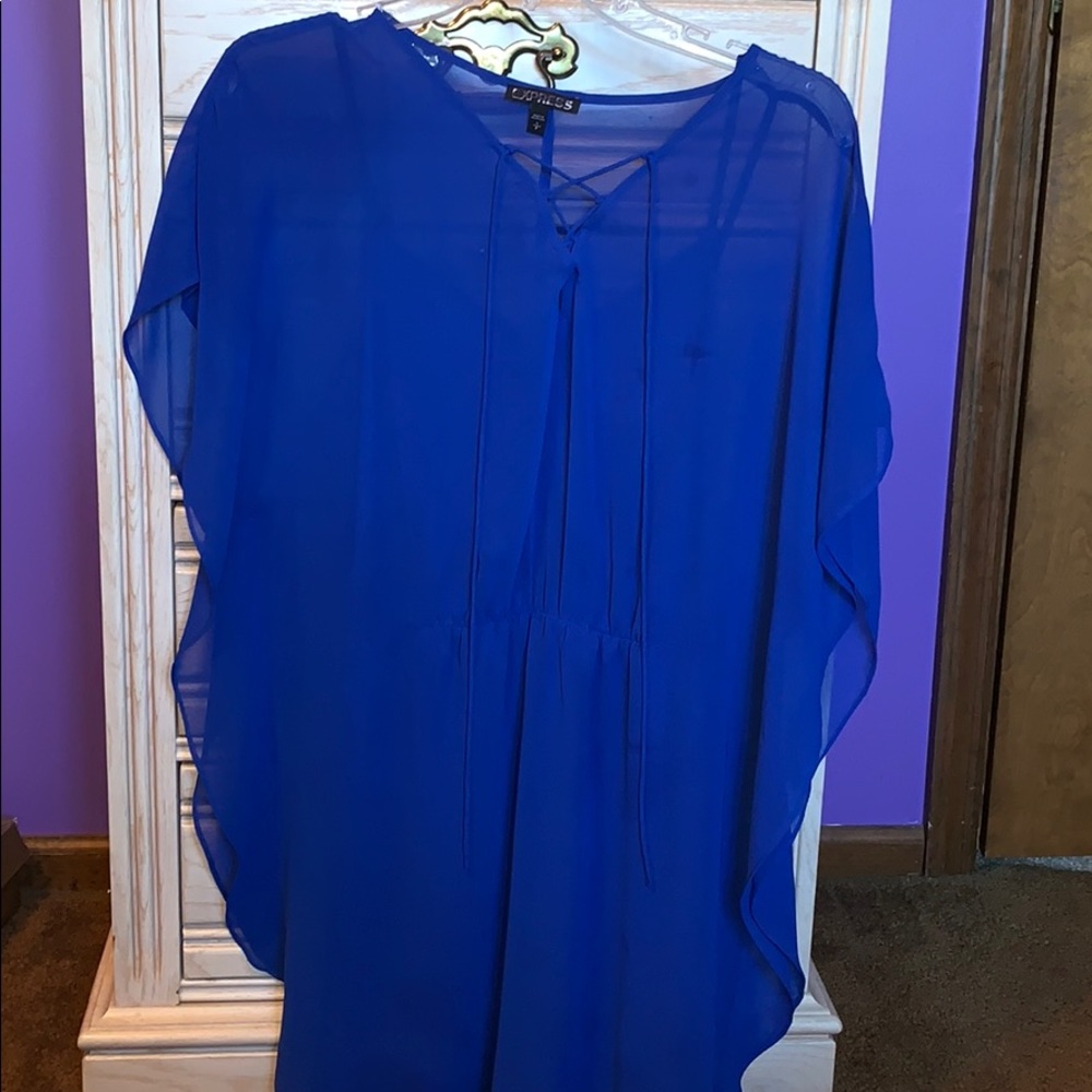 Blue dress